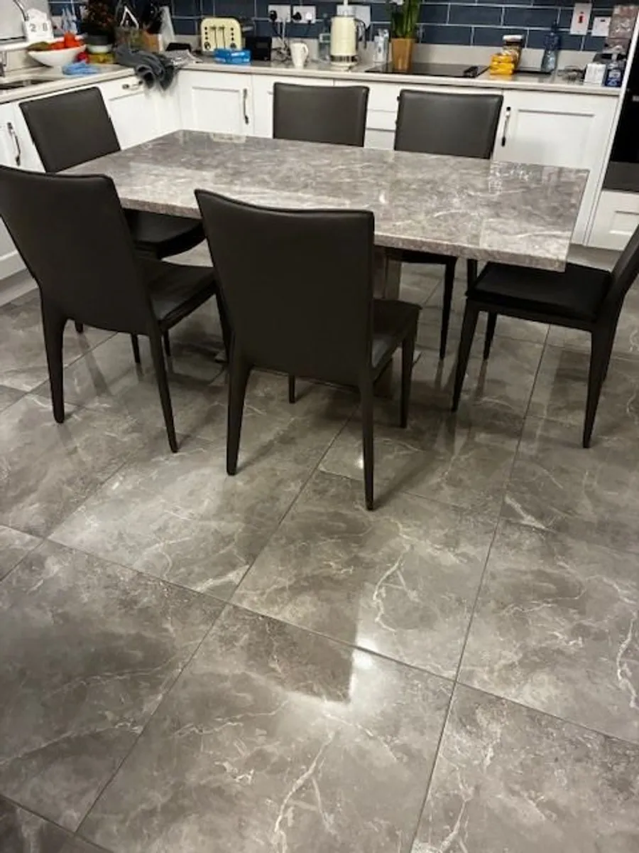 Dining table 6 chairs - Image 1