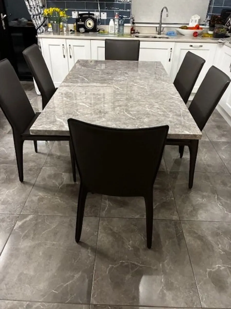 Dining table 6 chairs - Image 2