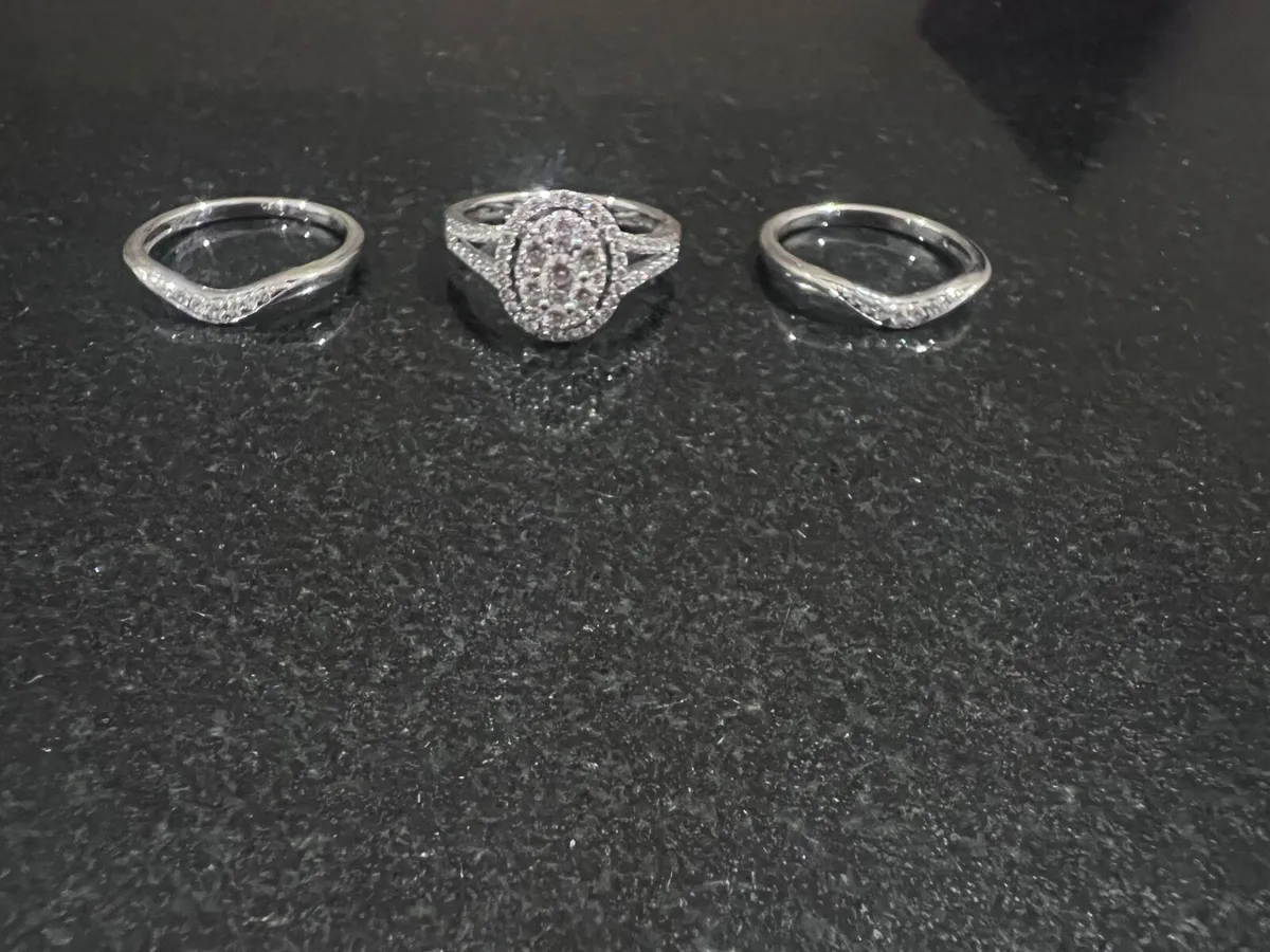 Wedding and engagement ring set - Image 2
