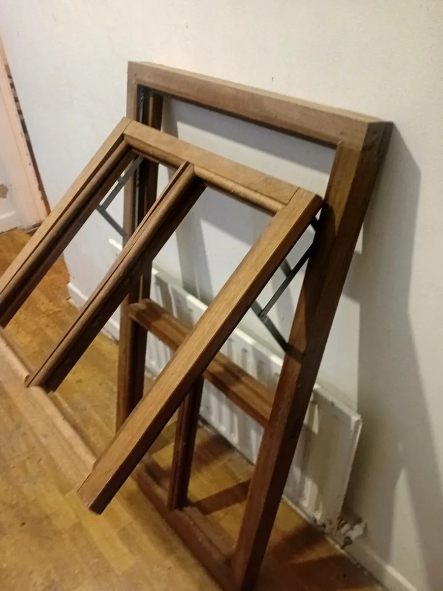 solid teak window - Image 1