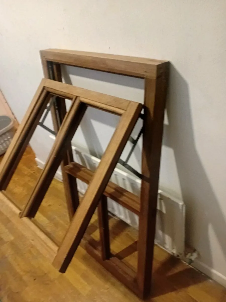 solid teak window - Image 2