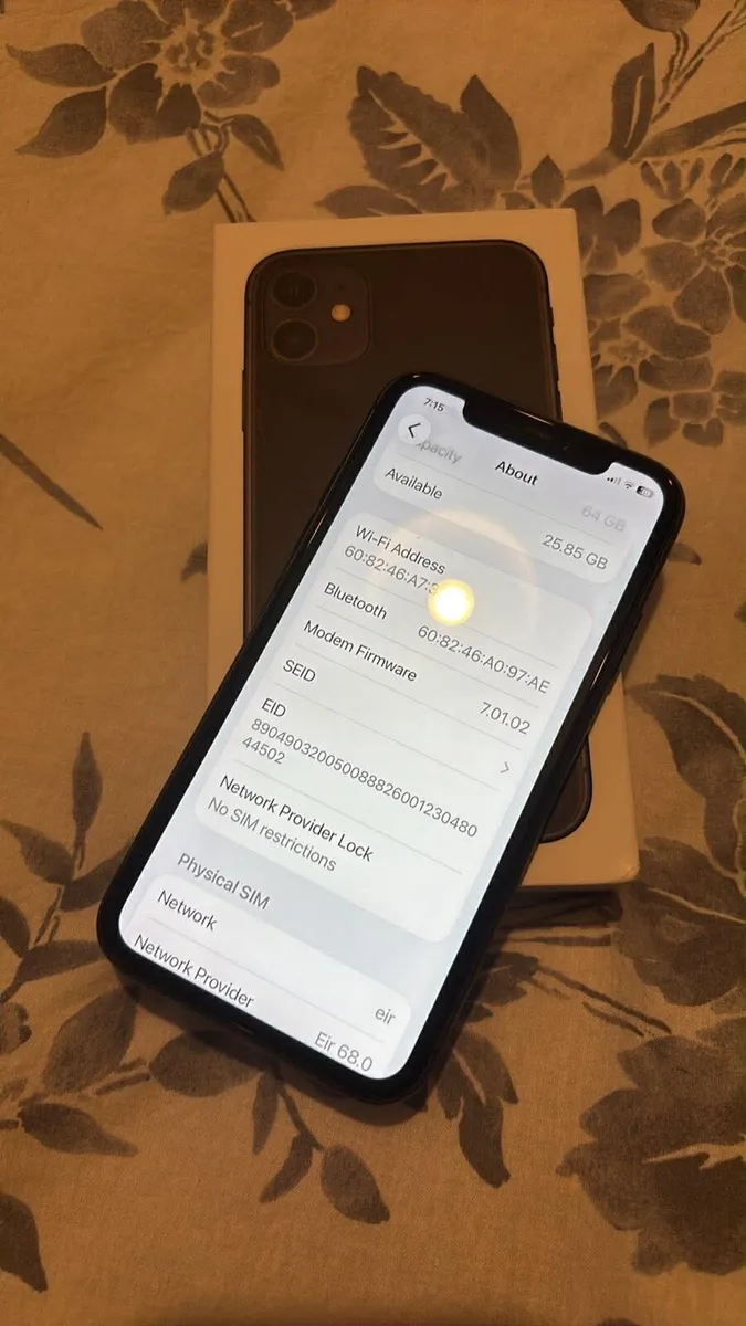 iPhone 11 black sim free 64GB mint condition - Image 1