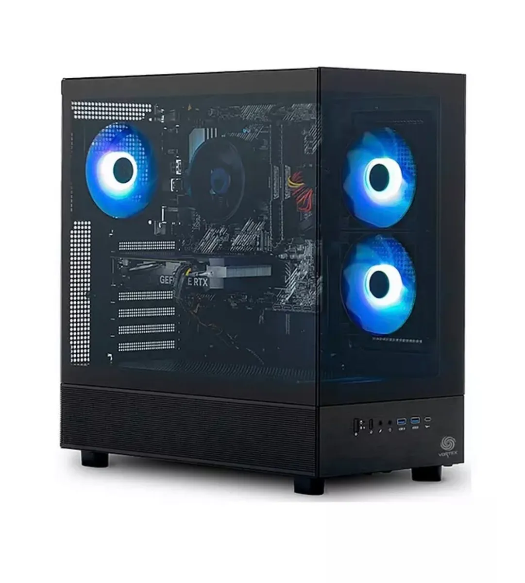 Gaming pc, microphone and Bluetooth keyboard and m - Image 1