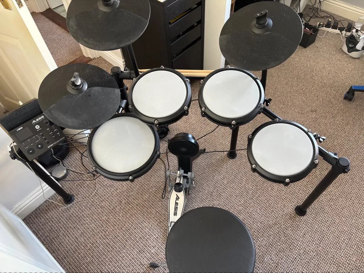 Used Alesis electronic drum set — barely - Image 2