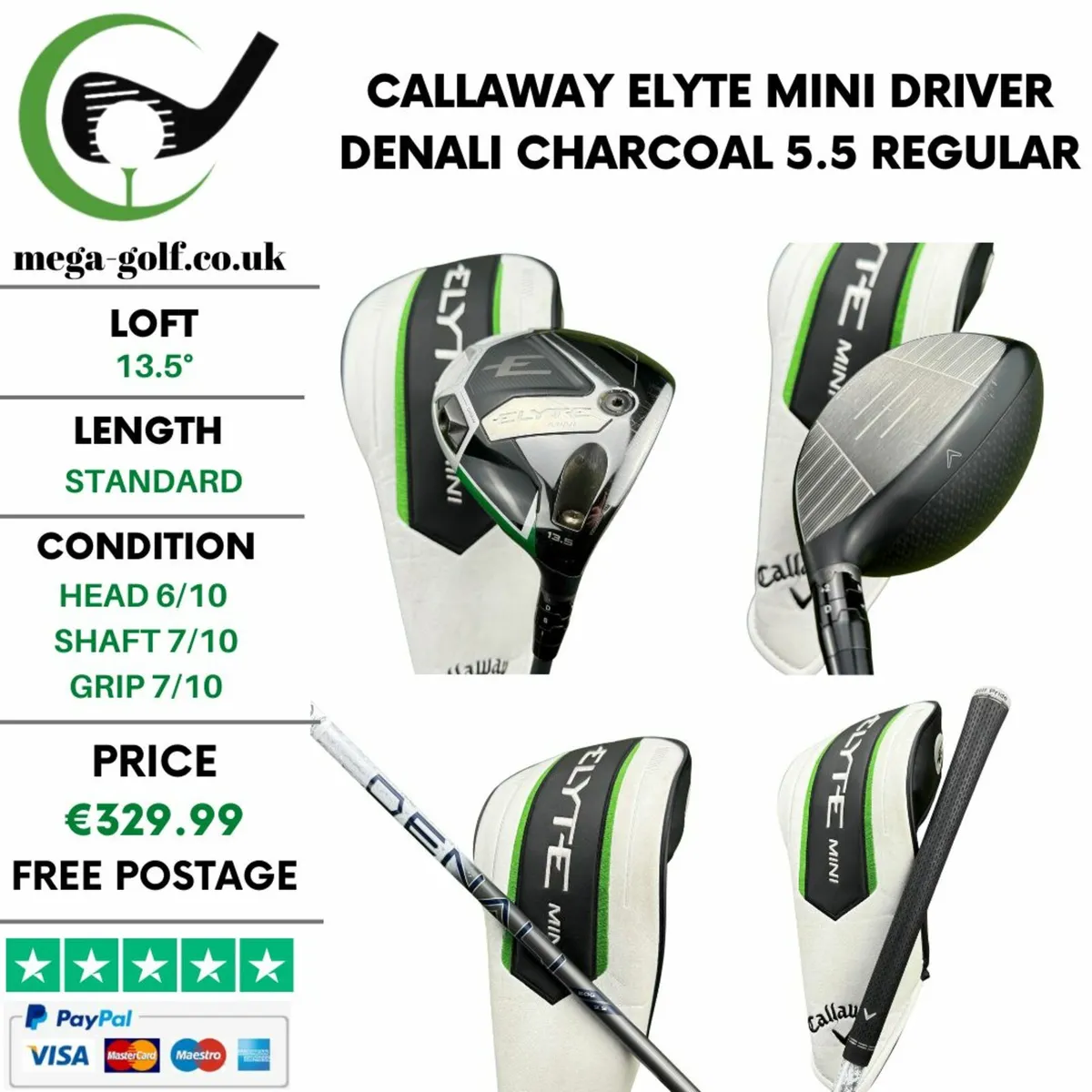 Callaway Elyte Mini Driver / 13.5° / Regular - Image 1