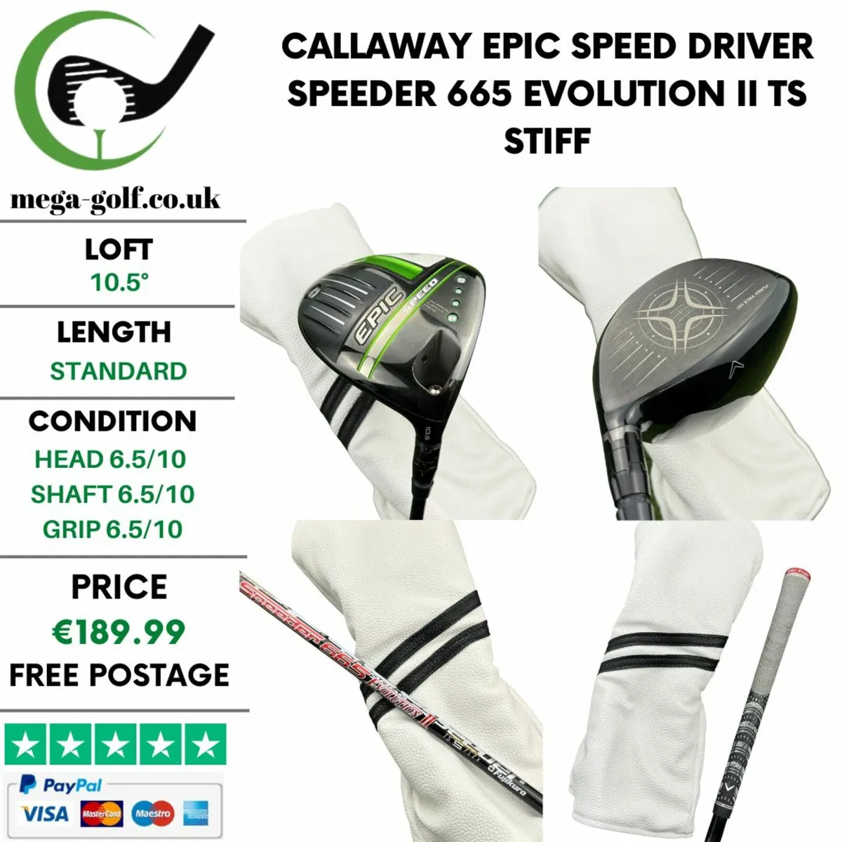 Callaway Epic Speed Driver / 10.5° / Stiff - Image 1