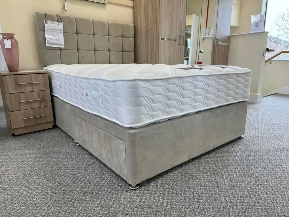 Modern Divan Bed with Drawers – Super Comfortable - Image 2