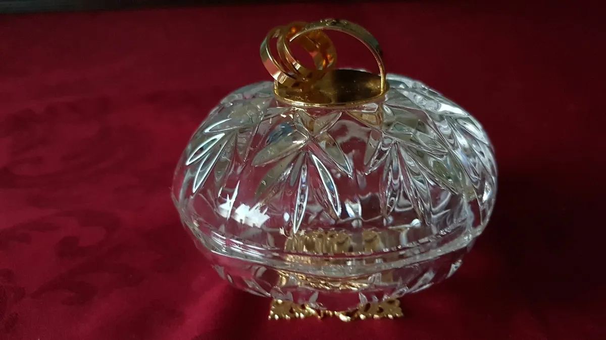 Killarney Crystal Happy Anniversary Jewelry Dish - Image 3