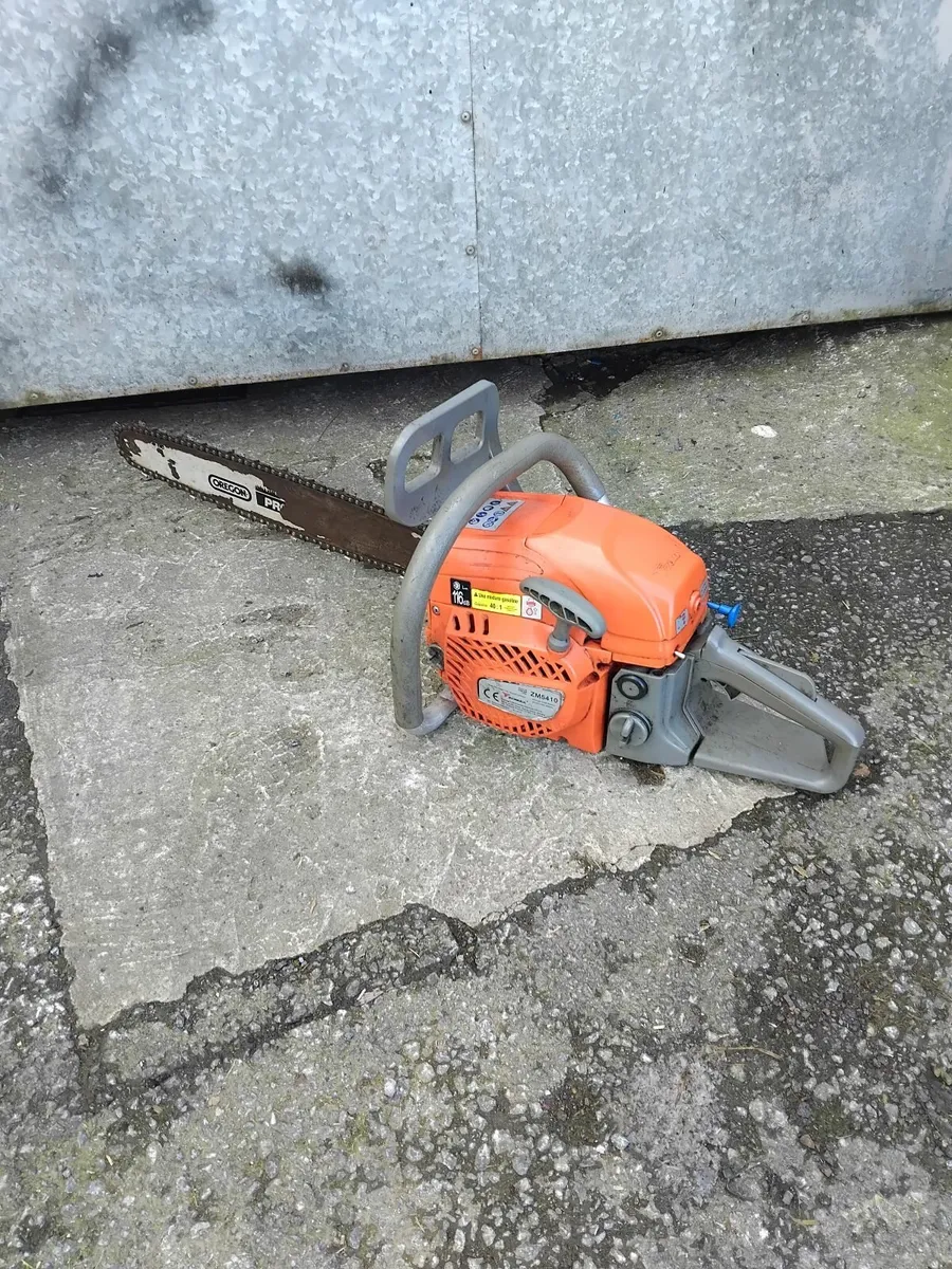 2018 zm5410 big chinasaw running well - Image 1