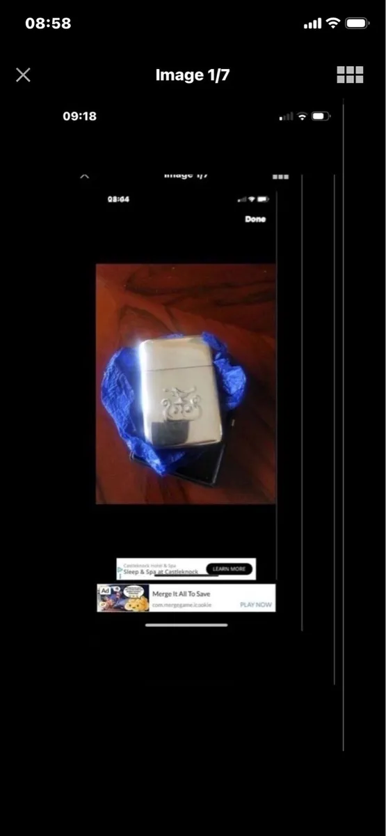 Silver AIB Business Card Holder - Image 1