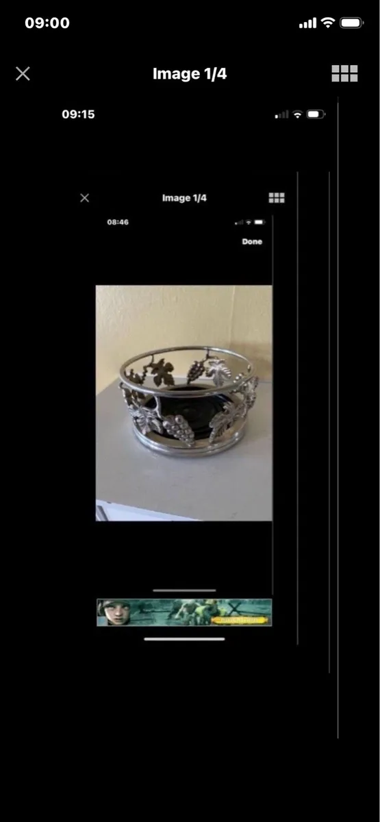 Vintage Wine Bottle Coaster - Image 1