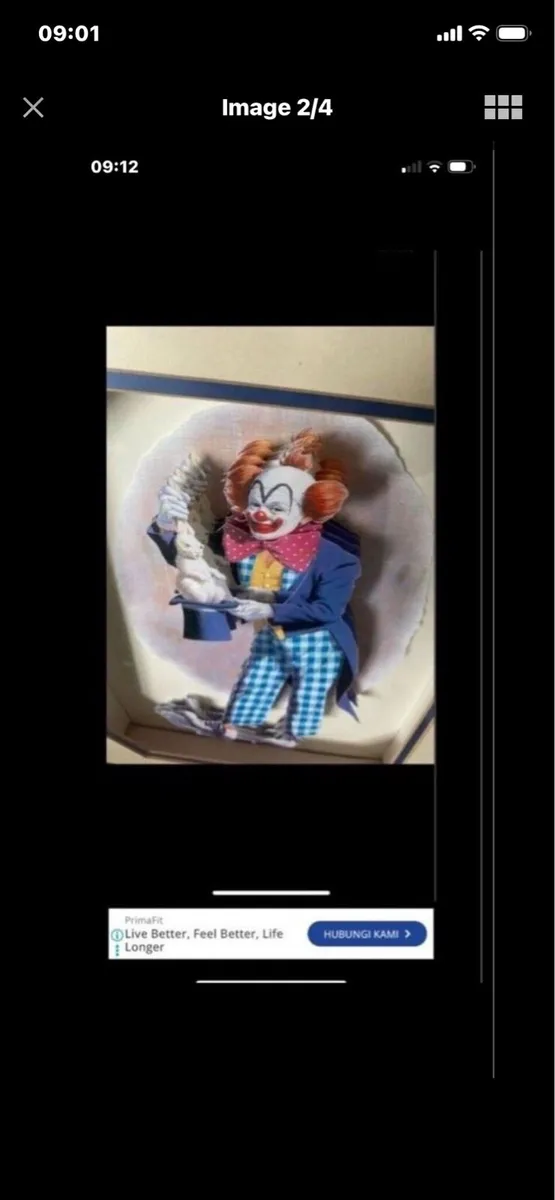 3D Clown Picture- Rabbit out of a hat - Image 2