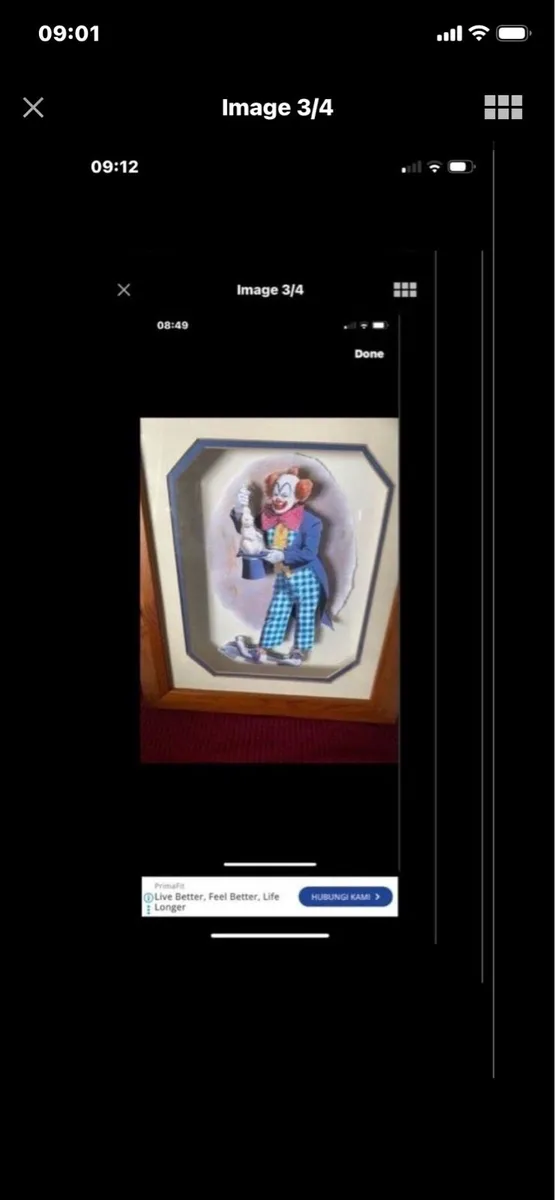 3D Clown Picture- Rabbit out of a hat - Image 3