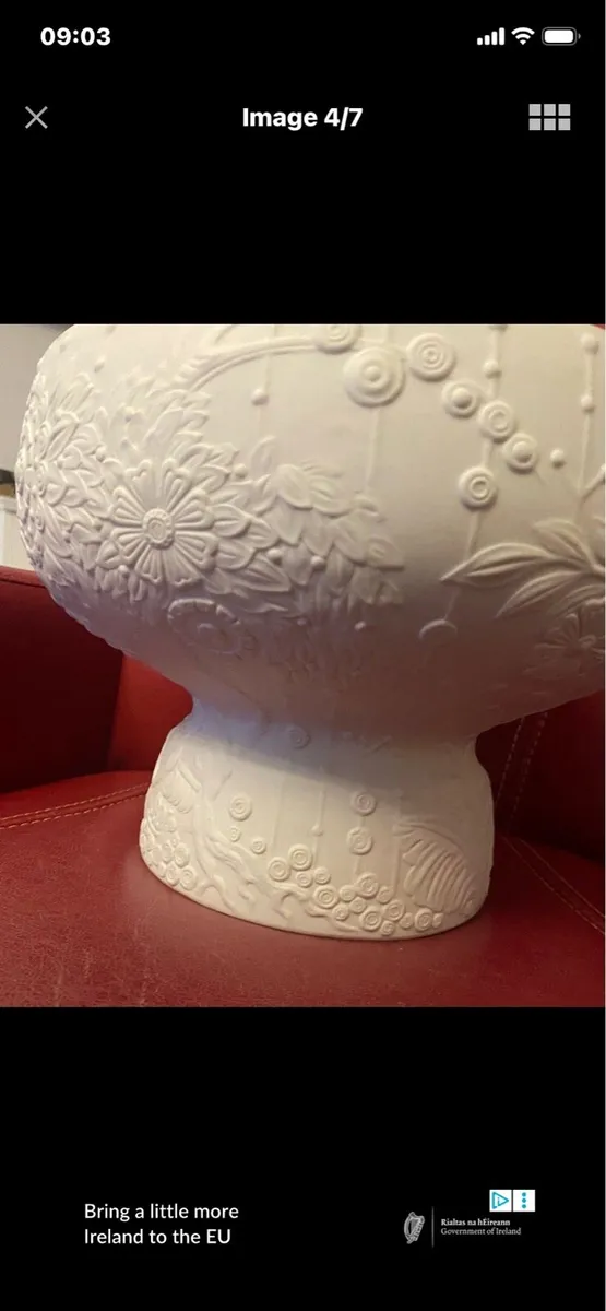 Rare Lladro Large Pastoral Vase - Image 4