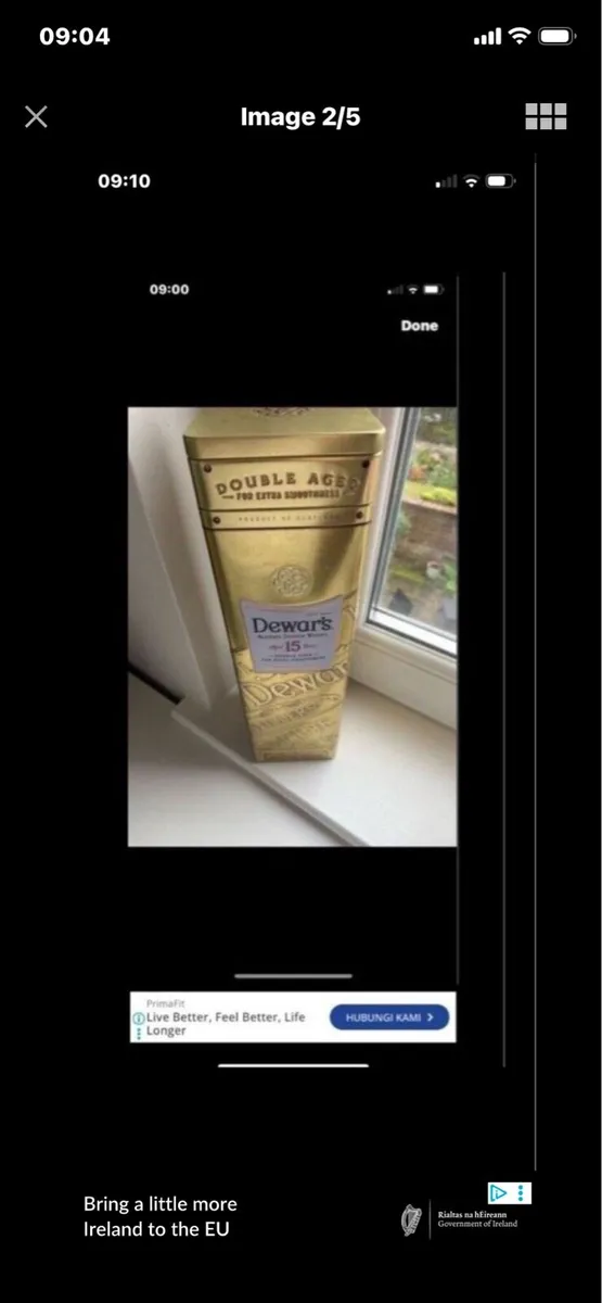 Dewars 15 Yrs aged Metal Box - Image 2