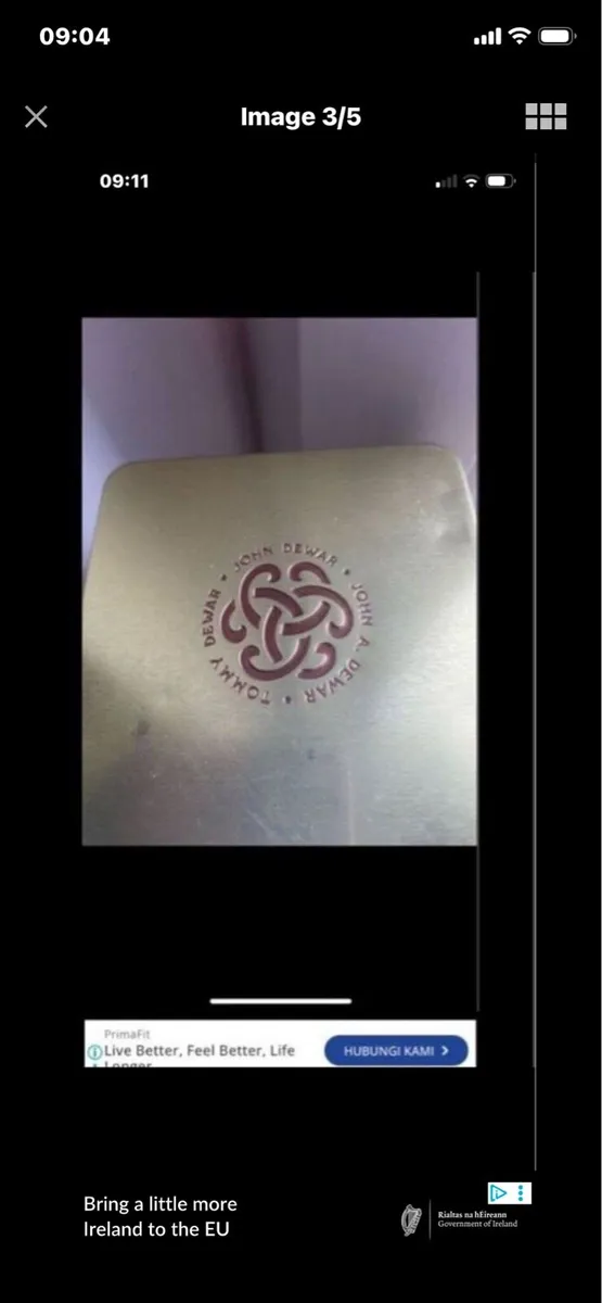 Dewars 15 Yrs aged Metal Box - Image 3