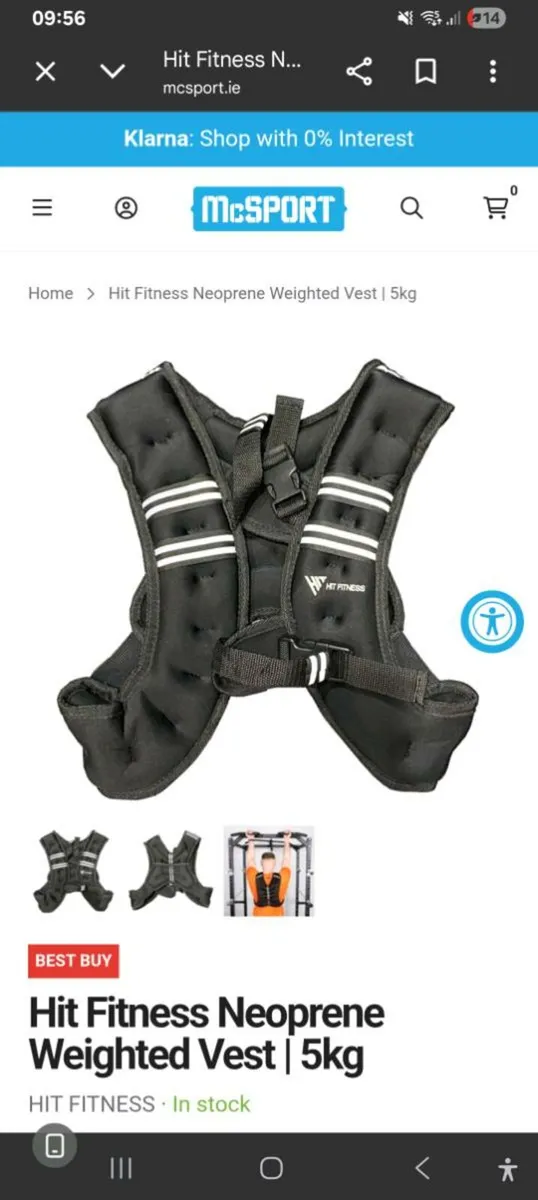 5kg Weighted Vest - Image 1
