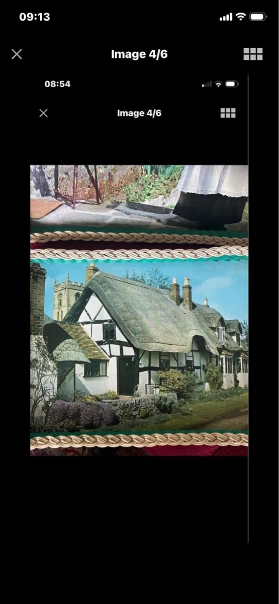 Vintage Hand Crafted Tray Set - Image 4