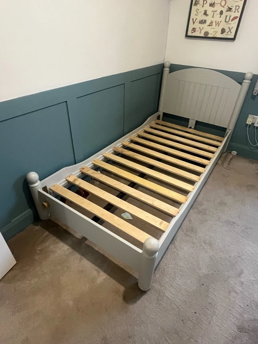 Single Bed Frame and Matress - Image 3