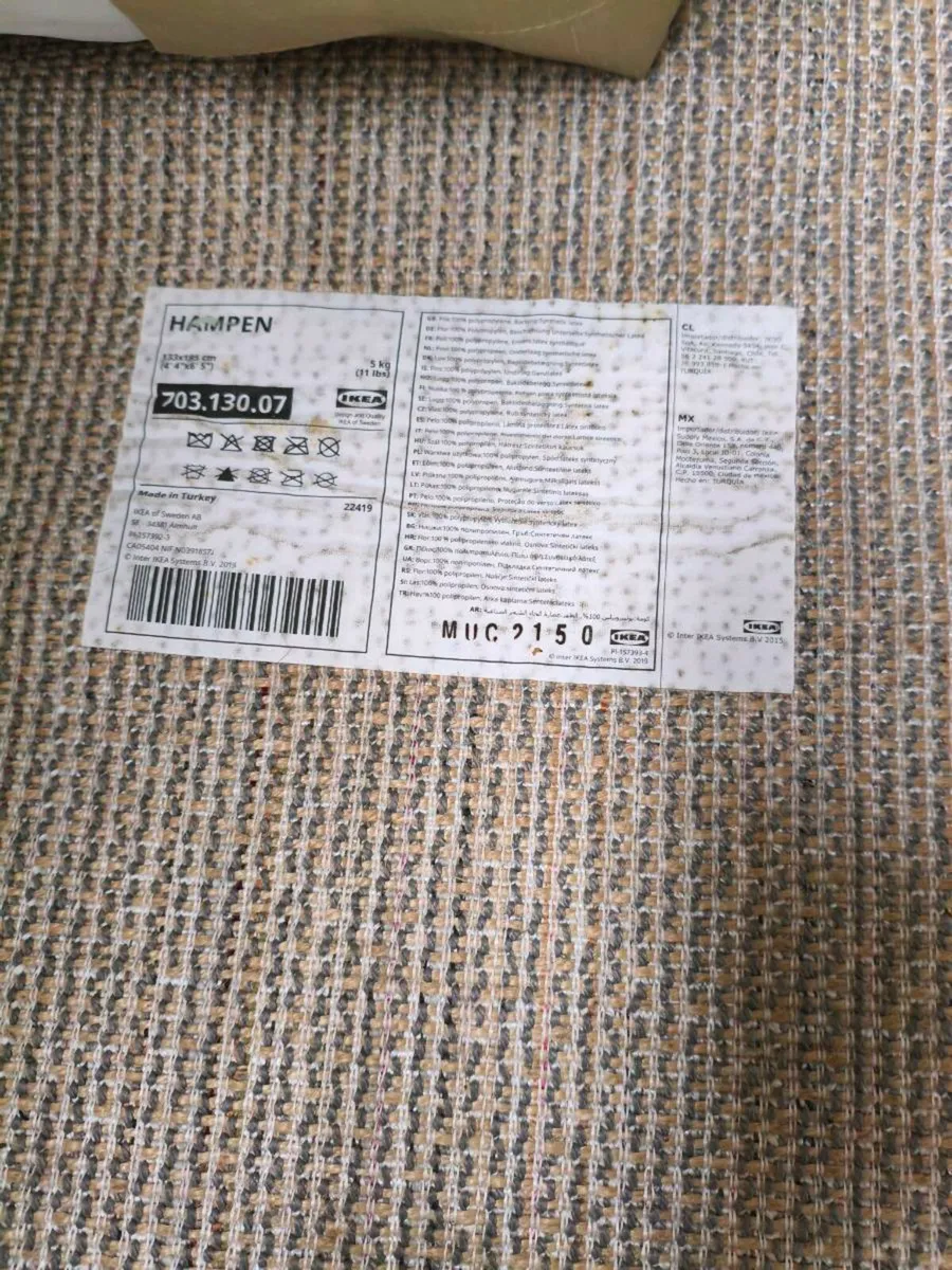 Lovely gray rug like new - Image 2