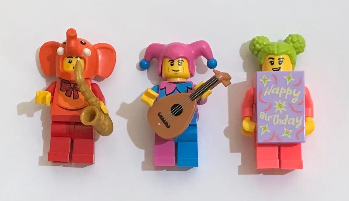 Lego birthday mini figures