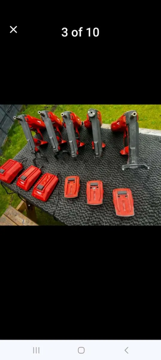Cordless Hilti Nail guns - Image 2