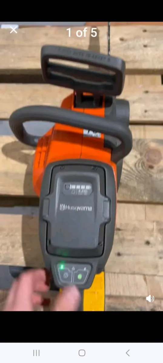 Cordless HUSQVARNA CHAIN SAW AND STRIMMER (BARE - Image 1