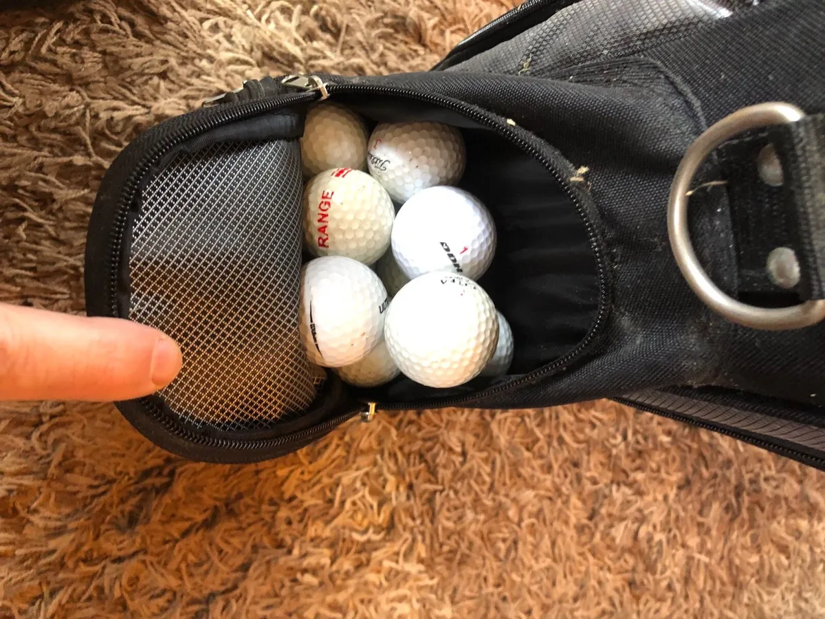 Full set of men’s Golf Clubs and Trolley - Image 4