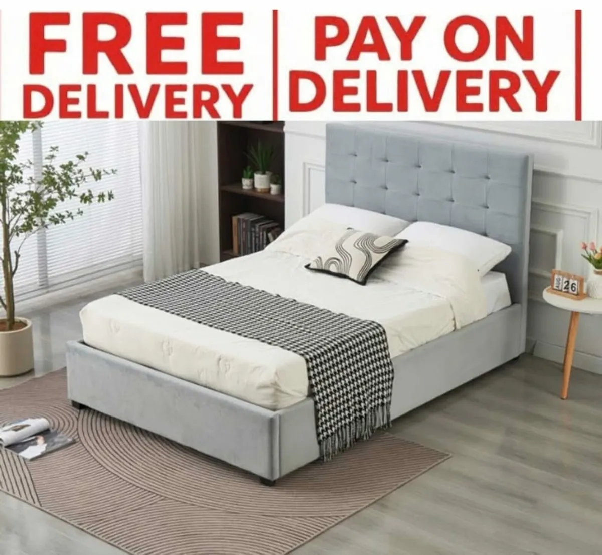 "Upgrade Your Bedroom: New Beds with Free Delivery - Image 1