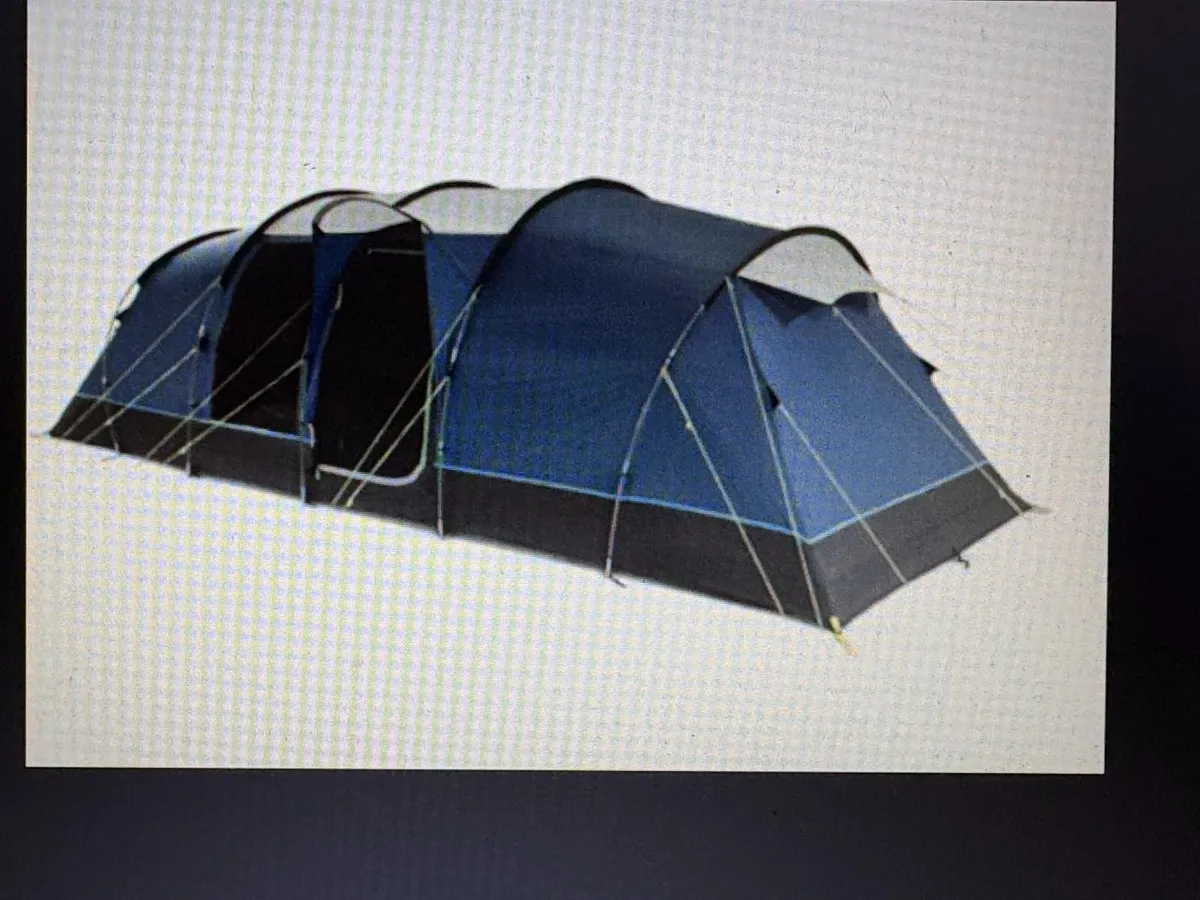 8 person Kampa tent - used only once - Image 1