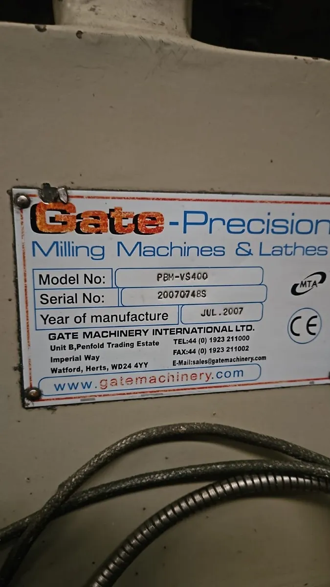 Gate PBM‑VS400 Turret Milling Machine - Image 2