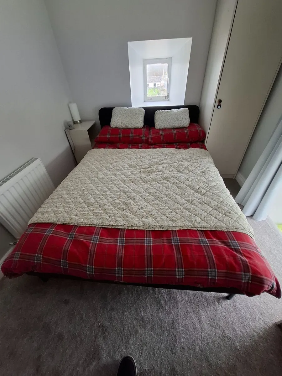 King Size Bed Ikea  Frame & Mattress - Image 1