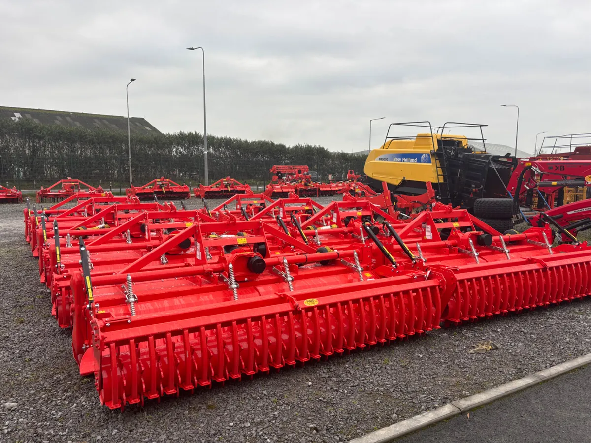 Maschio 3mtr Rotavators c/w packer Roller in stock - Image 1