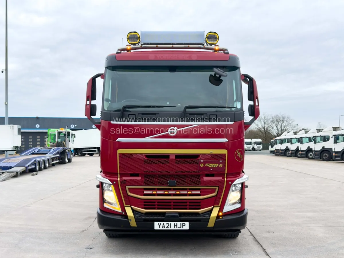 2021 VOLVO FH 460 CRANE-MOUNTED FLATBED - Image 4
