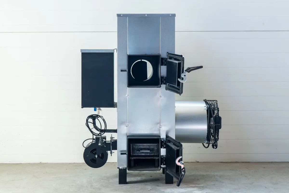 NG20 kw air heater (up to 100 m2) forusedoil+wood - Image 2