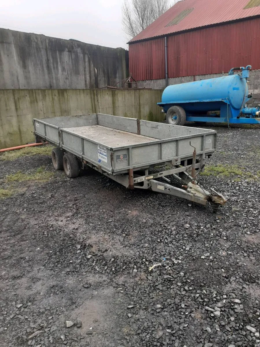 Ifor Williams flat bed trailer - Image 1