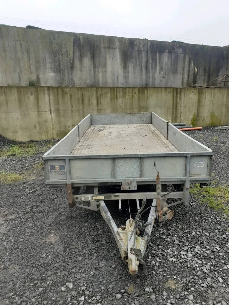 Ifor Williams flat bed trailer - Image 2