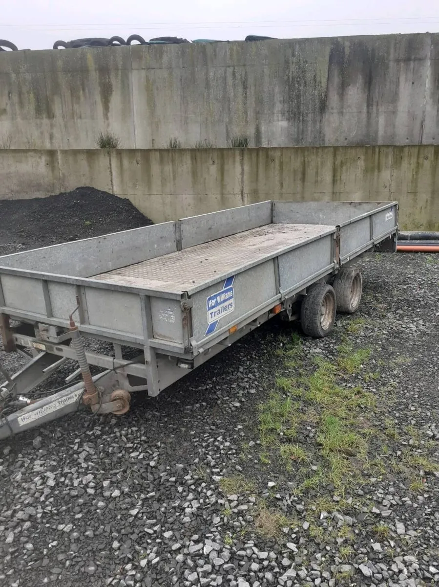 Ifor Williams flat bed trailer - Image 3