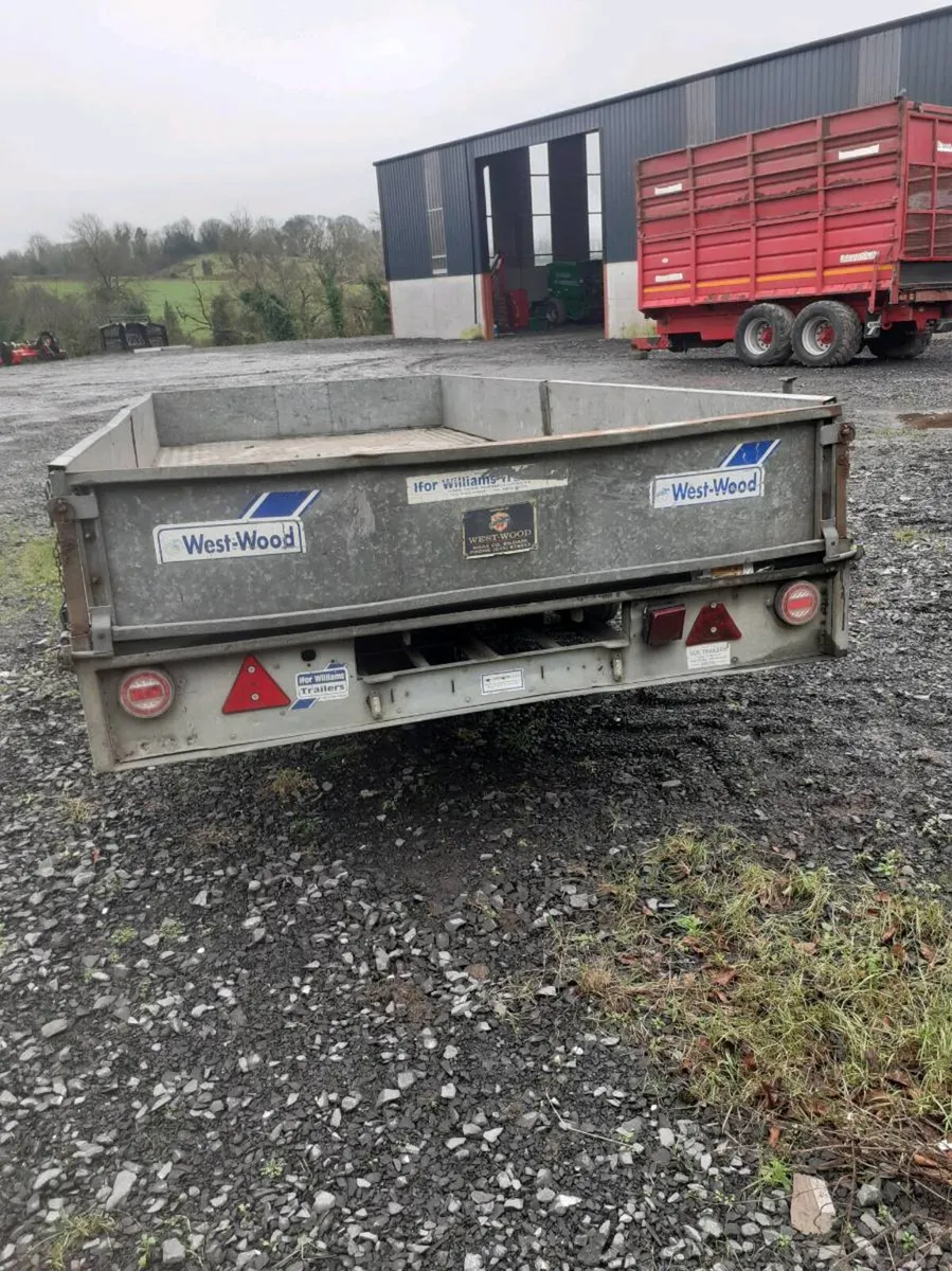 Ifor Williams flat bed trailer - Image 4