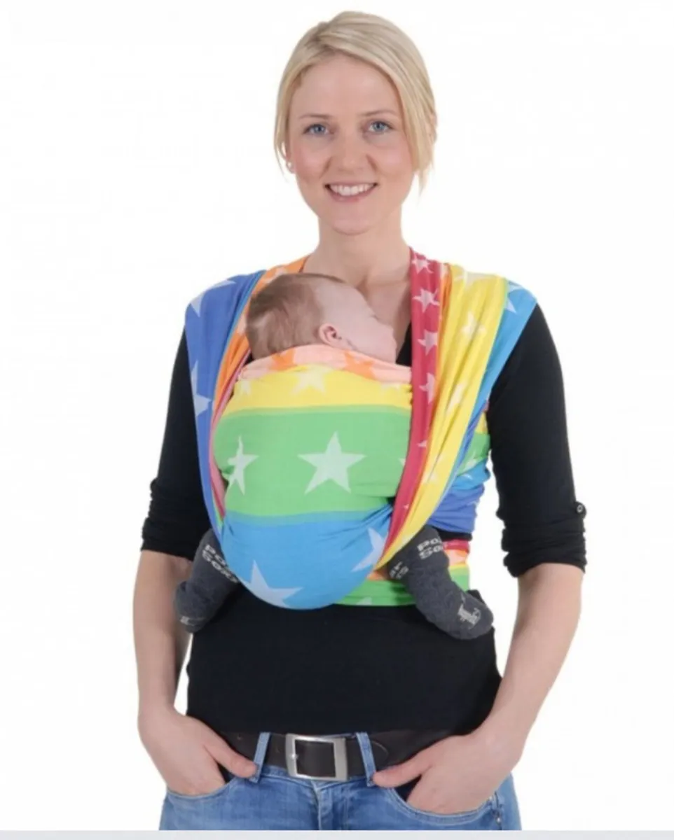 Hoppediz Woven Wrap Baby Carrier - Image 1
