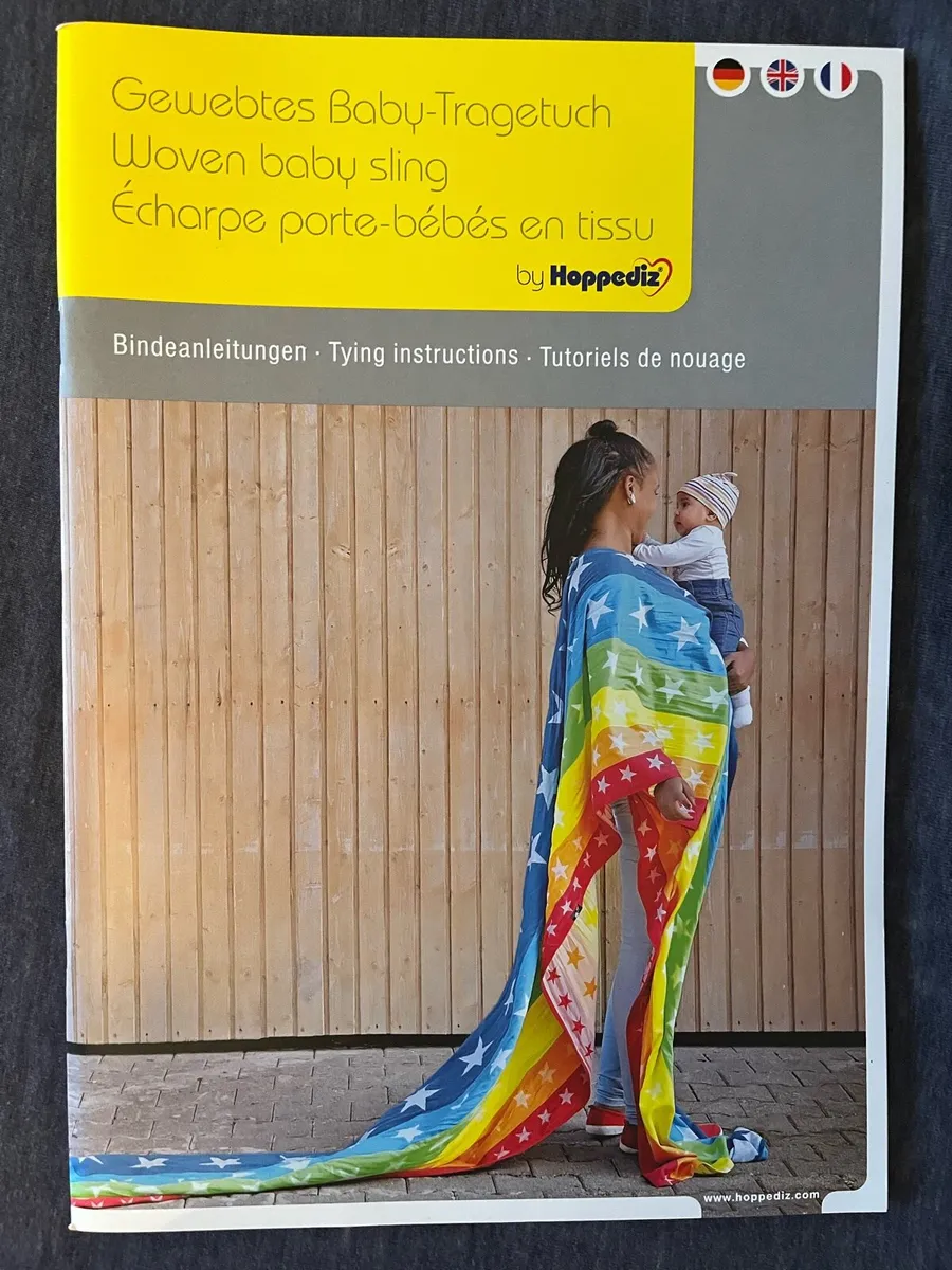 Hoppediz Woven Wrap Baby Carrier - Image 3