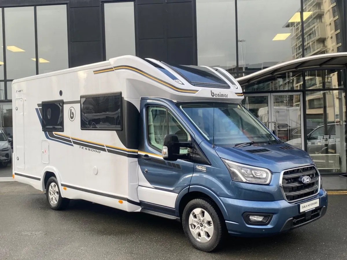 Ford Transit Benimar Tessoro T487 4 Berth Motorhom - Image 1