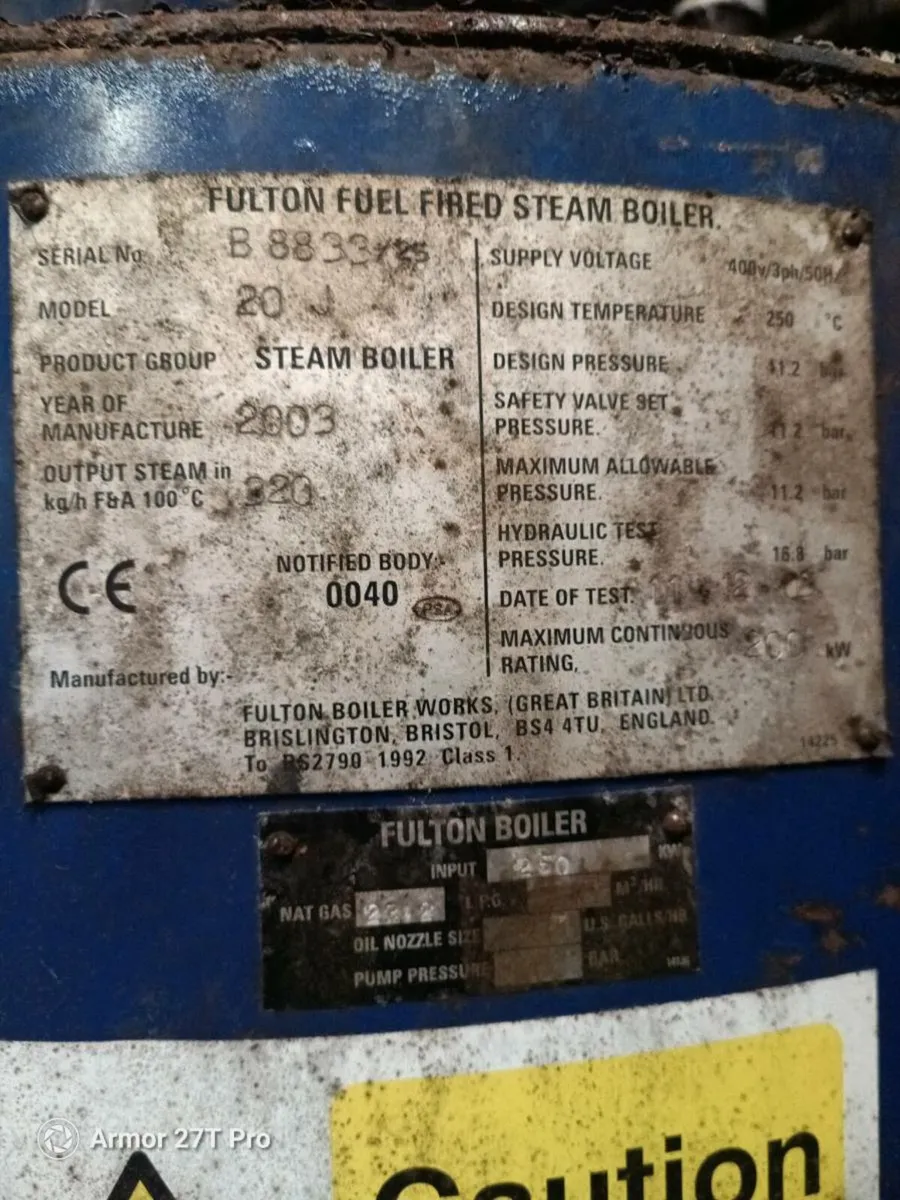 Fulton Gas Fired Steam Boiler - Image 4