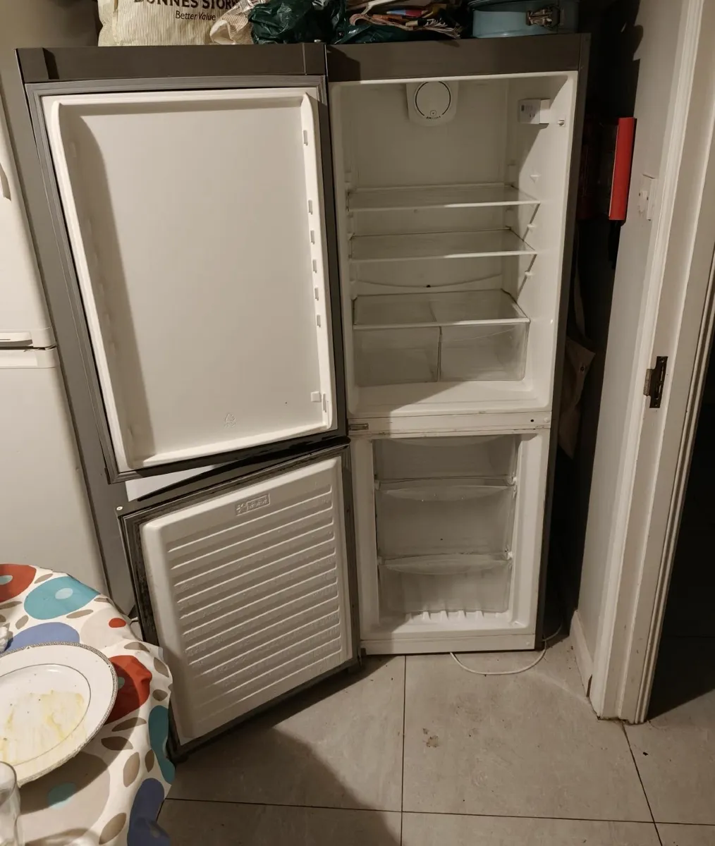 Stainless Steel Fridge Freezer (Zanussi) - Image 1