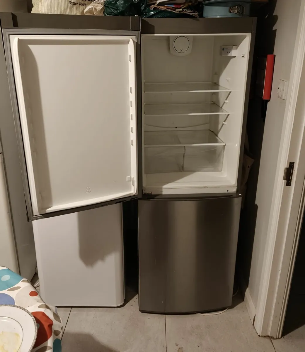 Stainless Steel Fridge Freezer (Zanussi) - Image 2