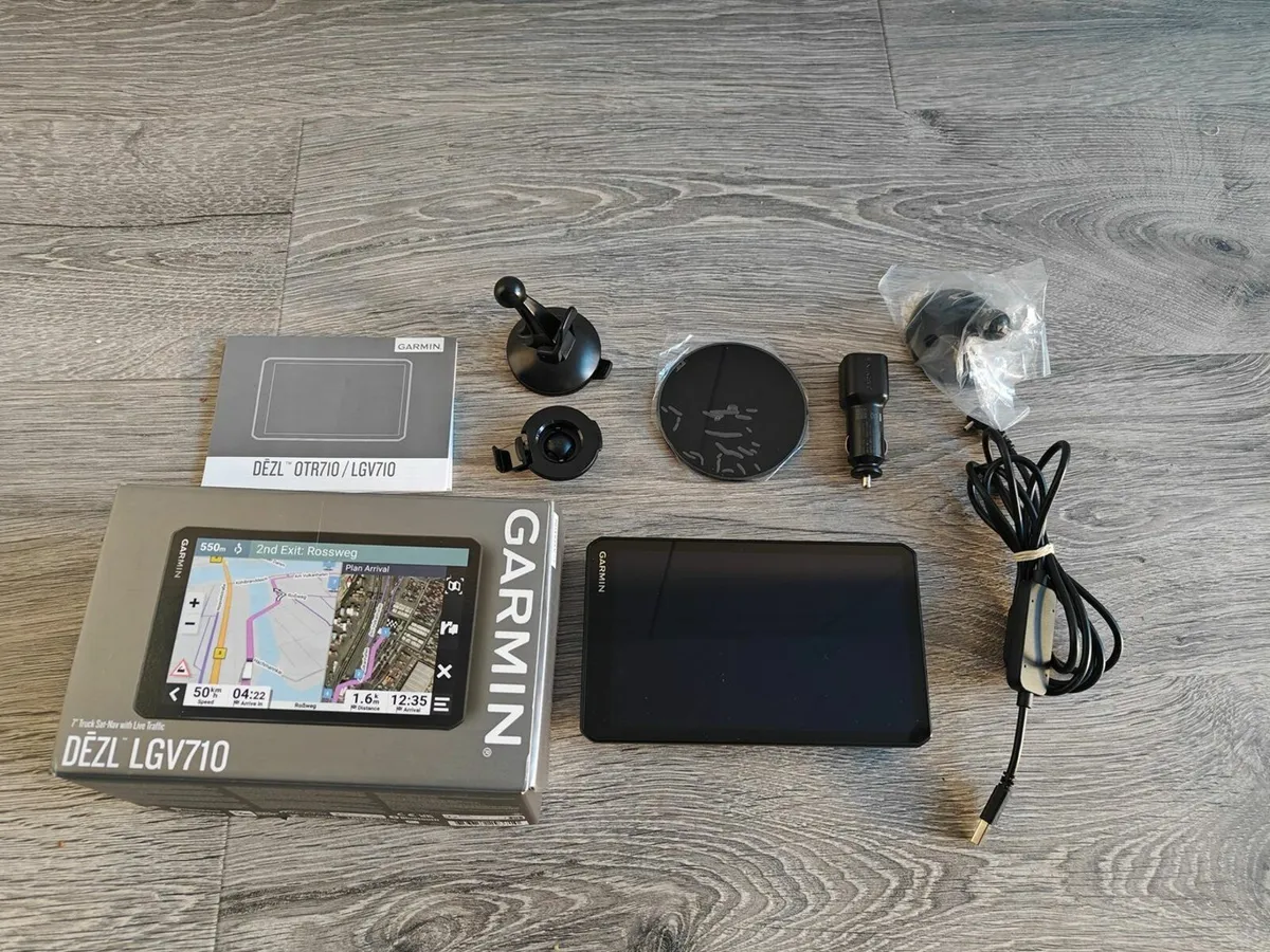 Garmin Dezl LGV710 HGV sat nav - Eircodes - Europe - Image 3