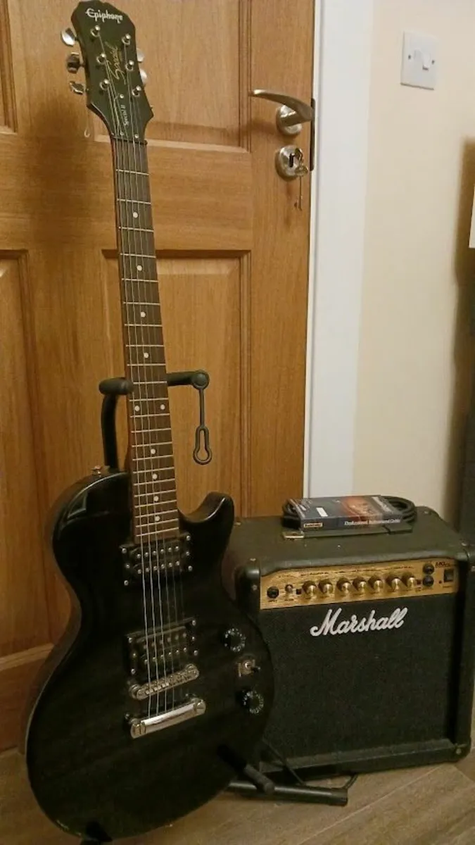Electric Guitar with Amplifier - Image 2