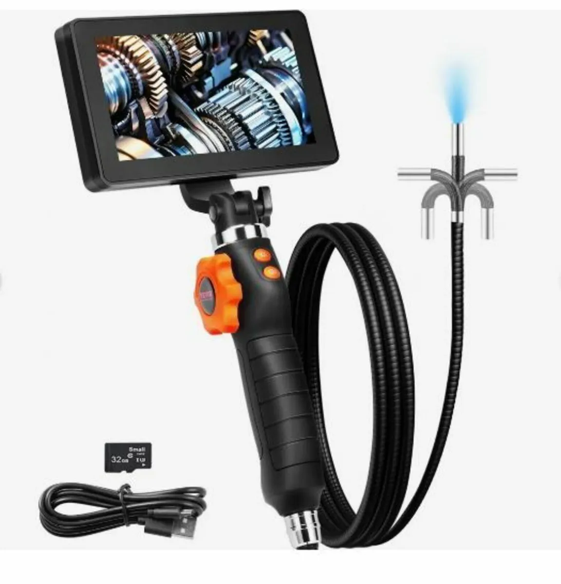 Articulating Borescope Camera with Light - Image 1