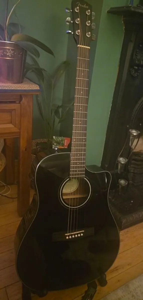 Fender CD-60SCE Acoustic - Image 2