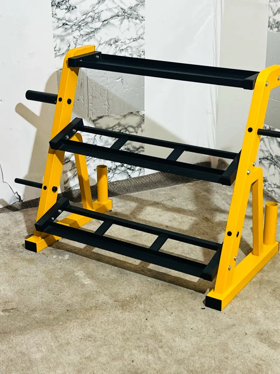 (HALF PRICE)DUMBBELLS KETTLEBELLS PLATES HOLDER RK - Image 1